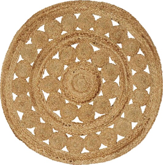Områdetepper Naturlig Ø 90 cm Jute Områdetepper Naturlig Ø 90 cm Jute