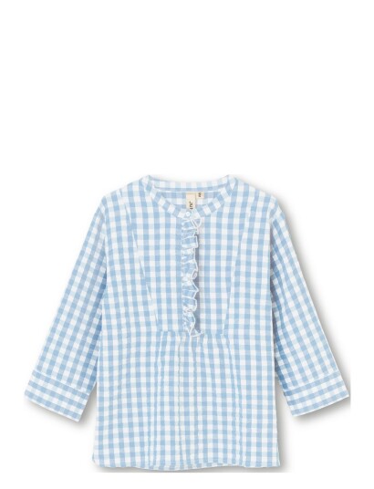 Juna Bæk&Bølge Irene Shirt - Blue - S/M