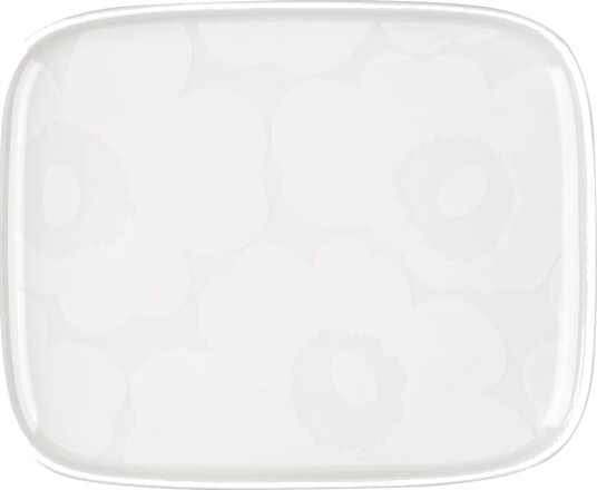 Marimekko Unikko tallerken 12x15 cm White