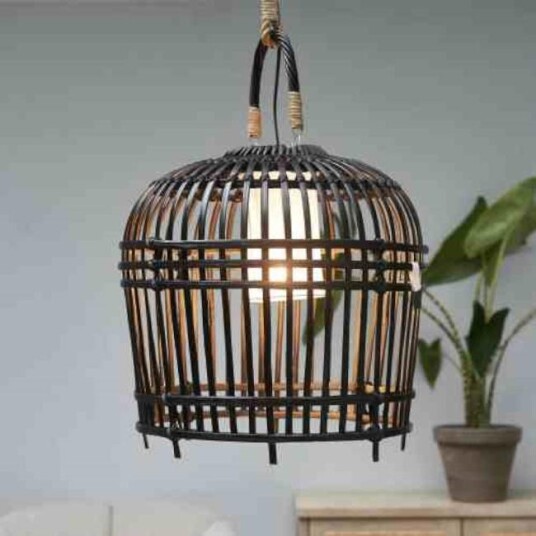 Riviera Maison San Carlos Taklampe Svart H46