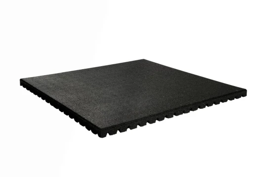 Granuflex Crossfit  Gummiflise 1000x1000x43 mm Black