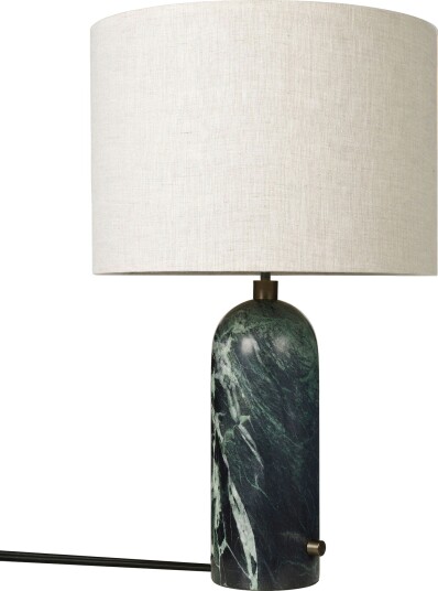 Gravity Table Lamp Big Emerald / Canvas