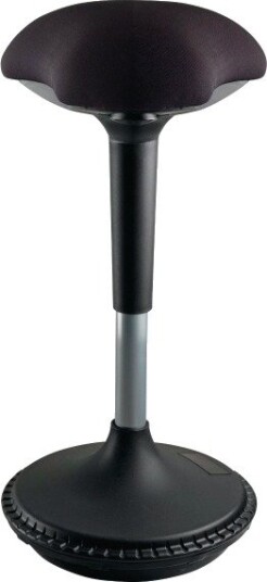 Kontorstol Unilux Moove - Ergonomisk Ståstol Sort/Stål