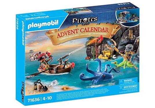 Playmobil Julekalender: Pirater 71636 Playmobil Julekalender: Pirater 71636