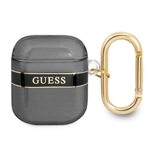 Guess Gua2hhtsk Airpods 1/2 Cover Black/Black Strap Collection