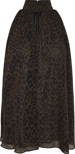 ROTATE Halterneck Bow Top   Brown   42