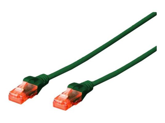 Digitus Professional koblingskabel - 3 m - grønn, RAL 6016