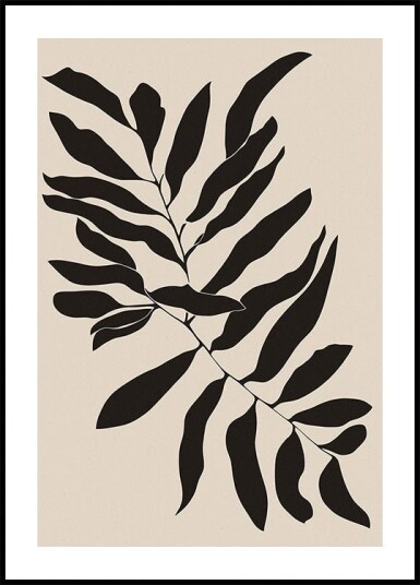 Treechild Leafs on twig Plakat Plakat / 100x150cm 