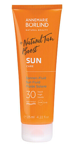 Annemarie Börlind SUN CARE Fluid Natural Tan Boost Spf30 125 ml Selvbruning