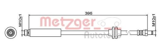 Bremseslange METZGER 4111470