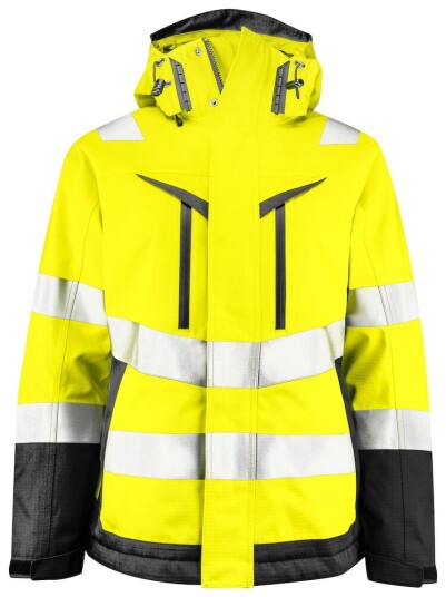 ProJob 6449 Funksjonsjakke Dame En Iso 20471 Kl 2/3 Black/Yellow XL