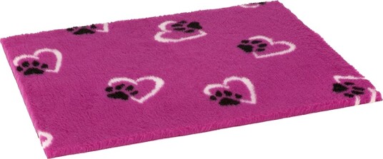 Vetbed Hundeteppe Magenta S: L 75 X B 50 cm