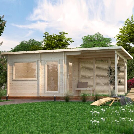 Palmako Badstuhus Sanna 6,8 + 5,9 m2 Palmako Badstuhus Sanna 6,8 + 5,9 m2