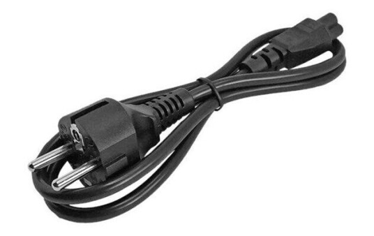 StarTech.com 3 Prong Laptop Power Cord Schuko CEE7 to C5 Clover Leaf - power cable - 1 m