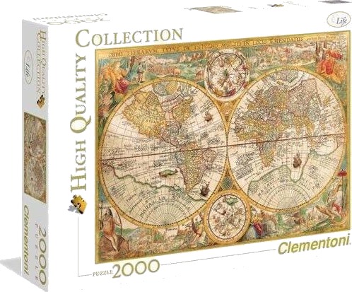 Clementoni 2000 pcs- High Quality Collection ANCIENT MAP Clementoni 2000 pcs- High Quality Collection ANCIENT MAP