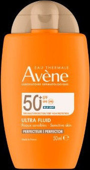 Avène Ultra Fluid Perfector SPF50+ Ansiktssolkrem 50ml med Lett Farge Avène Ultra Fluid Perfector SPF50+ Ansiktssolkrem 50ml med Lett Farge