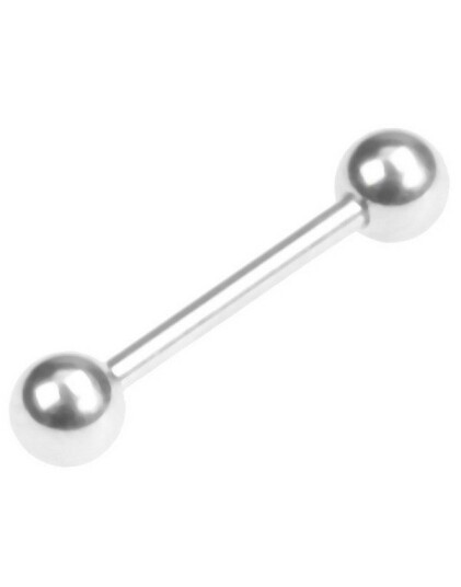 Utgått Basic Dual Ball Piercing Strl 1.2 x 8 mm med 3 mm kule