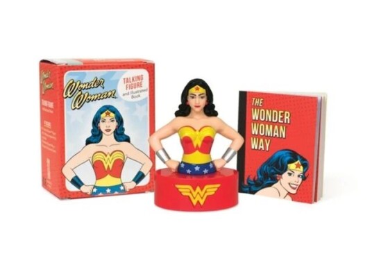 Wonder Woman Talking Figure And Illustrated Book Av Running Press Wonder Woman Talking Figure And Illustrated Book Av Running Press