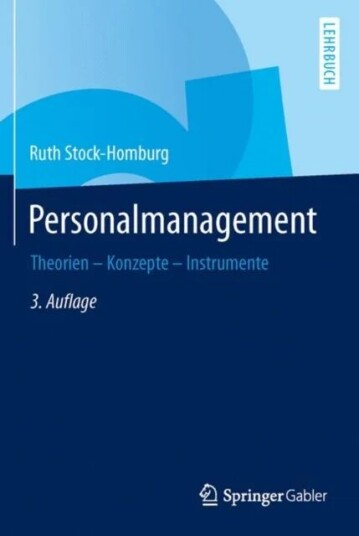 Personalmanagement Av Ruth Stock-Homburg