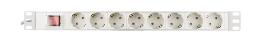 Deltaco Gt-8531 Grenboks For Rack 8st Cee 7/4 Strøm Deltaco Gt-8531 Grenboks For Rack 8st Cee 7/4 Strøm