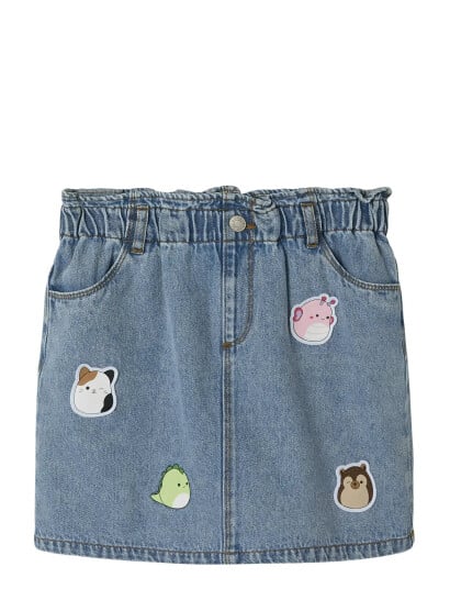Name It Nkfova Squish Denim Skirt Bfu Blue 116