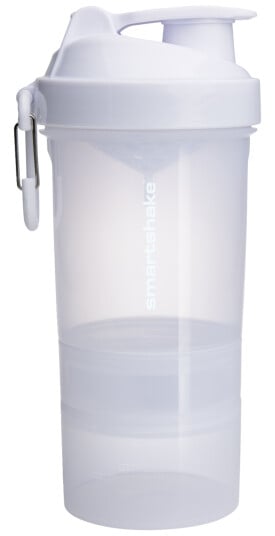 SmartShake O2GO 400 ml, shaker 600ml PURE WHITE