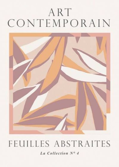 Malerifabrikken Poster Feuilles abstraites 3 1642271-01-48 Malerifabrikken Poster Feuilles abstraites 3 1642271-01-48