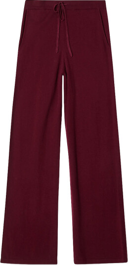 Lexington Clothing Knitted Lounge Pant   Burgundy   XL