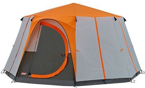 Coleman Cortes Octagon 8 Camping Hard Ramme 8 PersonEr 15,7 M² 20,7 Kg Grå Oransje