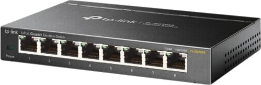 TP-Link TL-SG108S 8-Port 10/100/1000Mbps Desktop Network Switch (6935364083526)