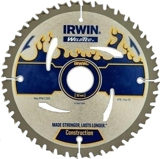 Irwin 1897370 Sirkelsagblad - 184mm, 30mm, 40T (ATB)