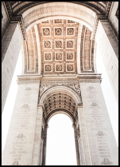 The Arc de Triomphe in Paris Plakat Plakat / 30x40cm