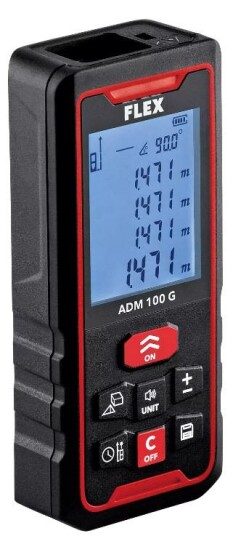 Flex ADM100 Avstandsmåler grønn laser Flex ADM100 Avstandsmåler grønn laser