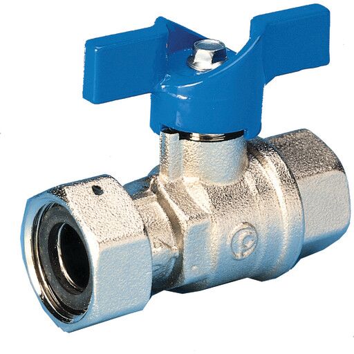 Pettinaroli 3/4" Kuleventil med Omløber 1/2" i Stål for Hydraulikk