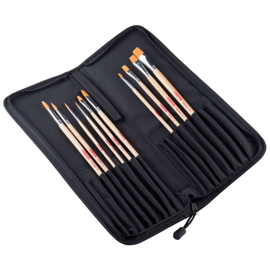 ART Creation Penselsett 10 pensler med mappe ART Creation Penselsett 10 pensler med mappe