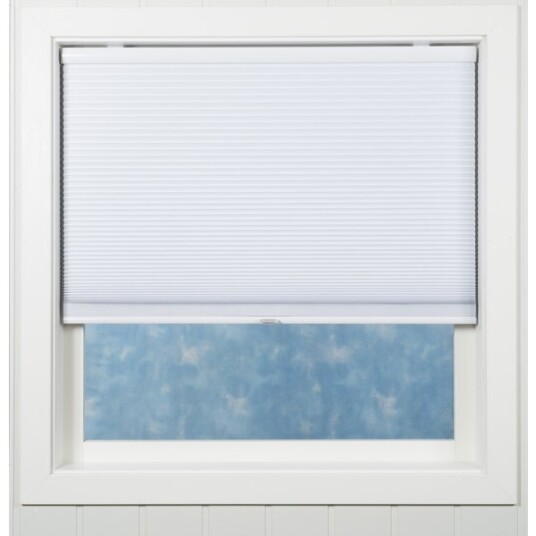 Vista Plisségardin doble plisségardiner trådløs 120x160 cm hvit