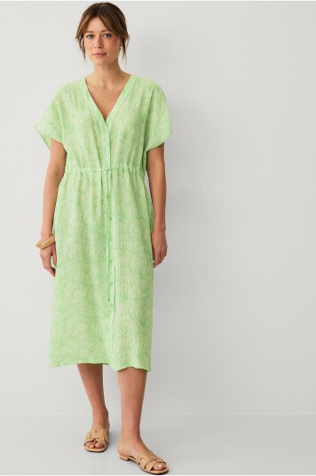 Vila - Kjole viLimia Lona S/ Midi Dress - Grønn Vila - Kjole viLimia Lona S/ Midi Dress - Grønn