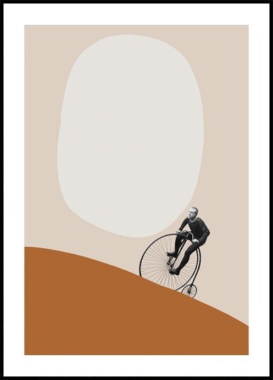 Down the Hill Forwards Plakat Plakat / 50x70cm