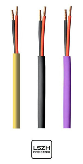 Kordz ONE SP162 16AWG 2 leder høyttaler OFC høyttalerkabel. 305m, Sort