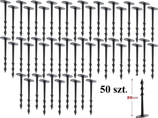 Prosperplast Szpilki Groty Kolki For Agrowlóknina Harpunpinner Lengde 20 Cm 50 Stk