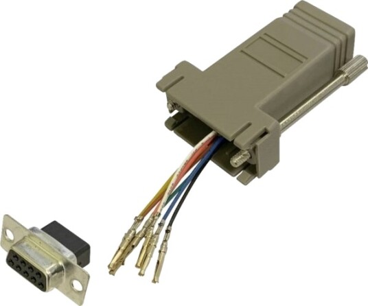 Bkl Electronic D-Sub-Adapter 9-Pins - Rj45-Tilkobling 1 Stk 10121106 Bkl Electronic D-Sub-Adapter 9-Pins - Rj45-Tilkobling 1 Stk 10121106