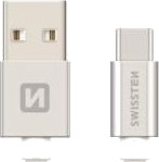 Usb-Kabel Swissten Usb-A Til Usb-C 2 M Sølv Sw-Qu-Typc-3.1-2M-Si