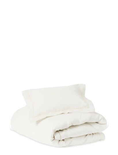 Garbo&Friends Ladder Lace Bed Set Baby 70X100/ 40X45 Cm Pearl   Cream   70X100/40X45CM