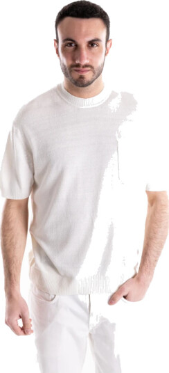 Paolo Pecora Herre Strikkevarer Beige M,