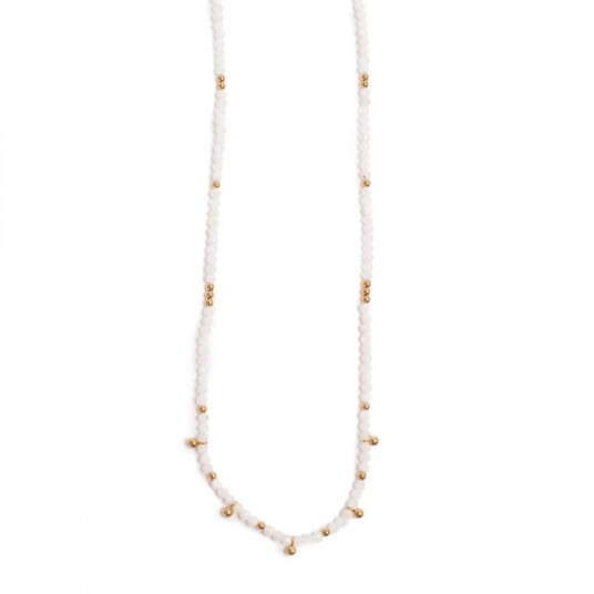 A&C Oslo Kort kjede Miniature Gull glass beads