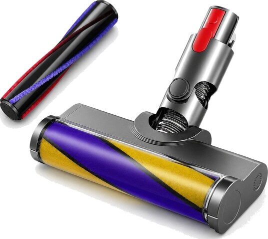 Støvsugermunnstykke med grønn LED til Dyson V7 V8 V10 V11 V15 – Gulvmunnstykke med børsteruller