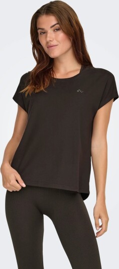 Only Play Onpaubree On Ss Bat Loose Tee Noos Brown S