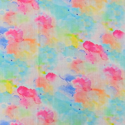 Balsløw Lin/Viskose Jersey Stoff 1404 Batikk 50cm
