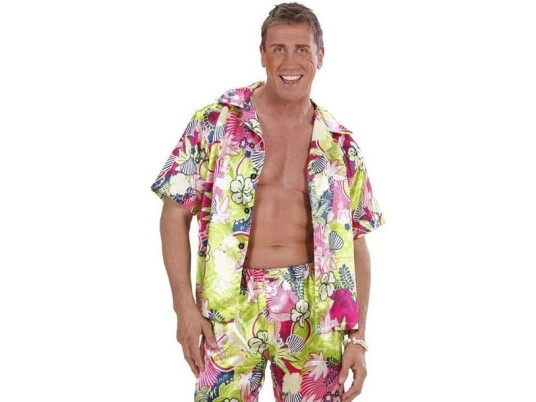 Div Lev. Hawaii Sæt Grøn Og Pink Div Lev. Hawaii Sæt Grøn Og Pink