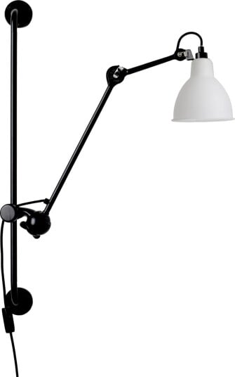 Vegglampe Lampe Gras 201 Round Svart Stue Metall Design 14 78 Svart